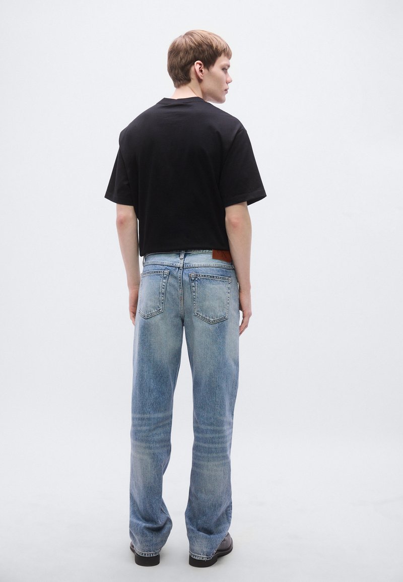 Jean Droit Regular Noir Vintage Années 90 - Taille L - État Comme Neuf