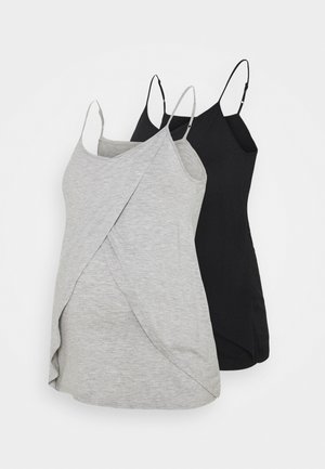 2 NURSING 2 PACK - Top - Topper - black
