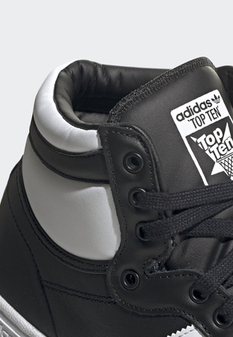 adidas Originals TOP TEN HI SHOES - Sneaker high - black/schwarz -  Zalando.de