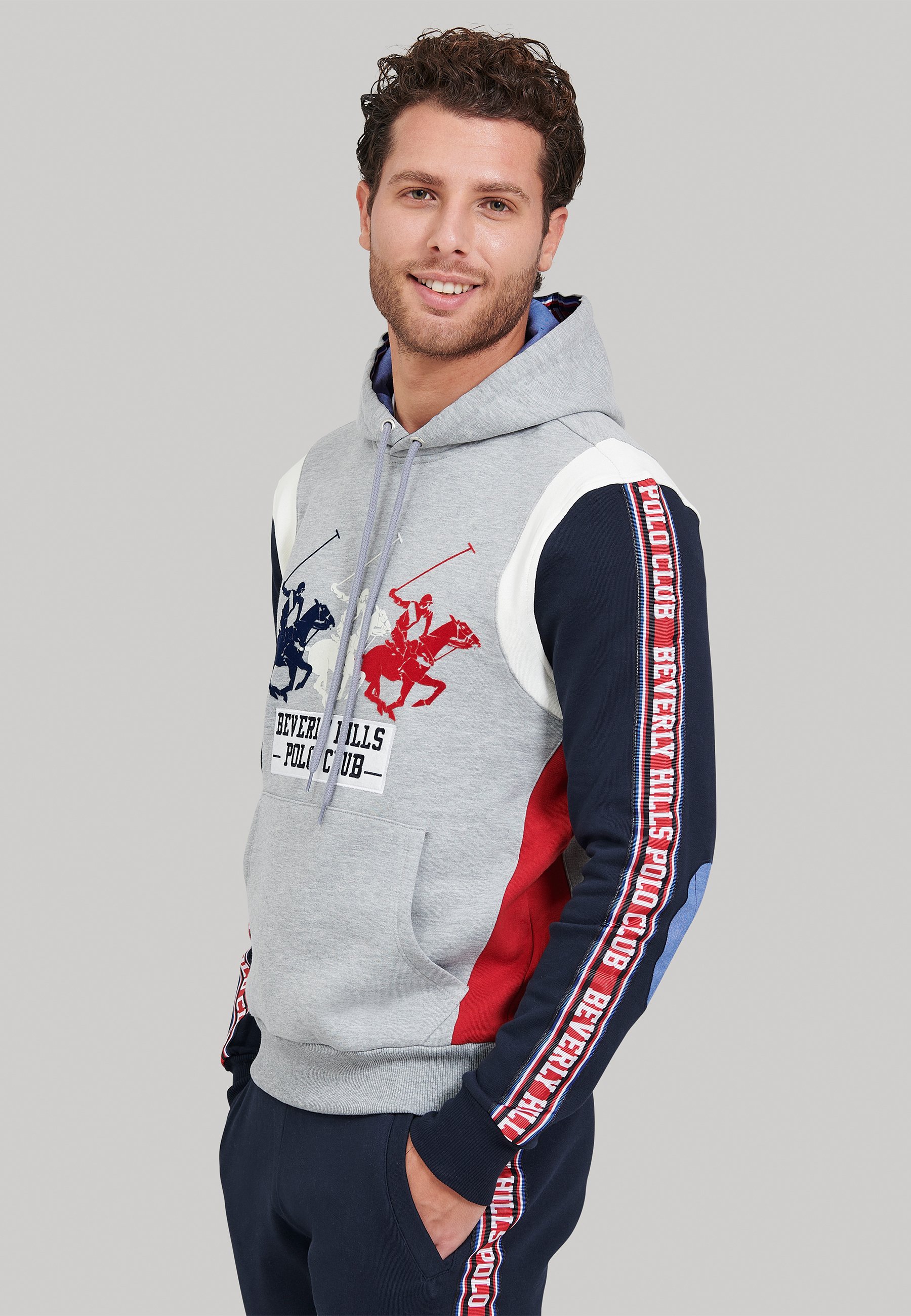 Beverly Hills Polo Club Sudadera - w-grey melange/gris claro - Zalando.es