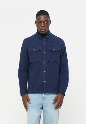 COLLAR UTILITY OVERSHIRT - Let jakke / Sommerjakker - dark blue