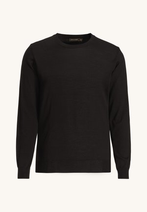 Oscar Jacobson MIGUEL ROUNDNECK - Trui - black tile