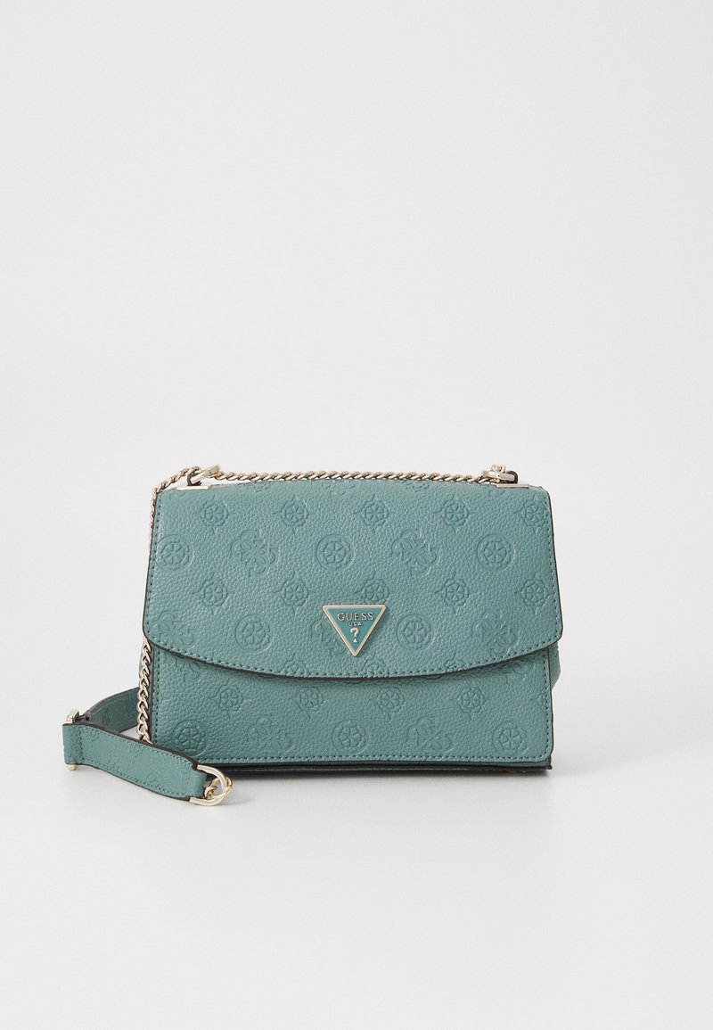 Guess CRESIDIA XBODY FLAP - Keresztpántos táska - teal