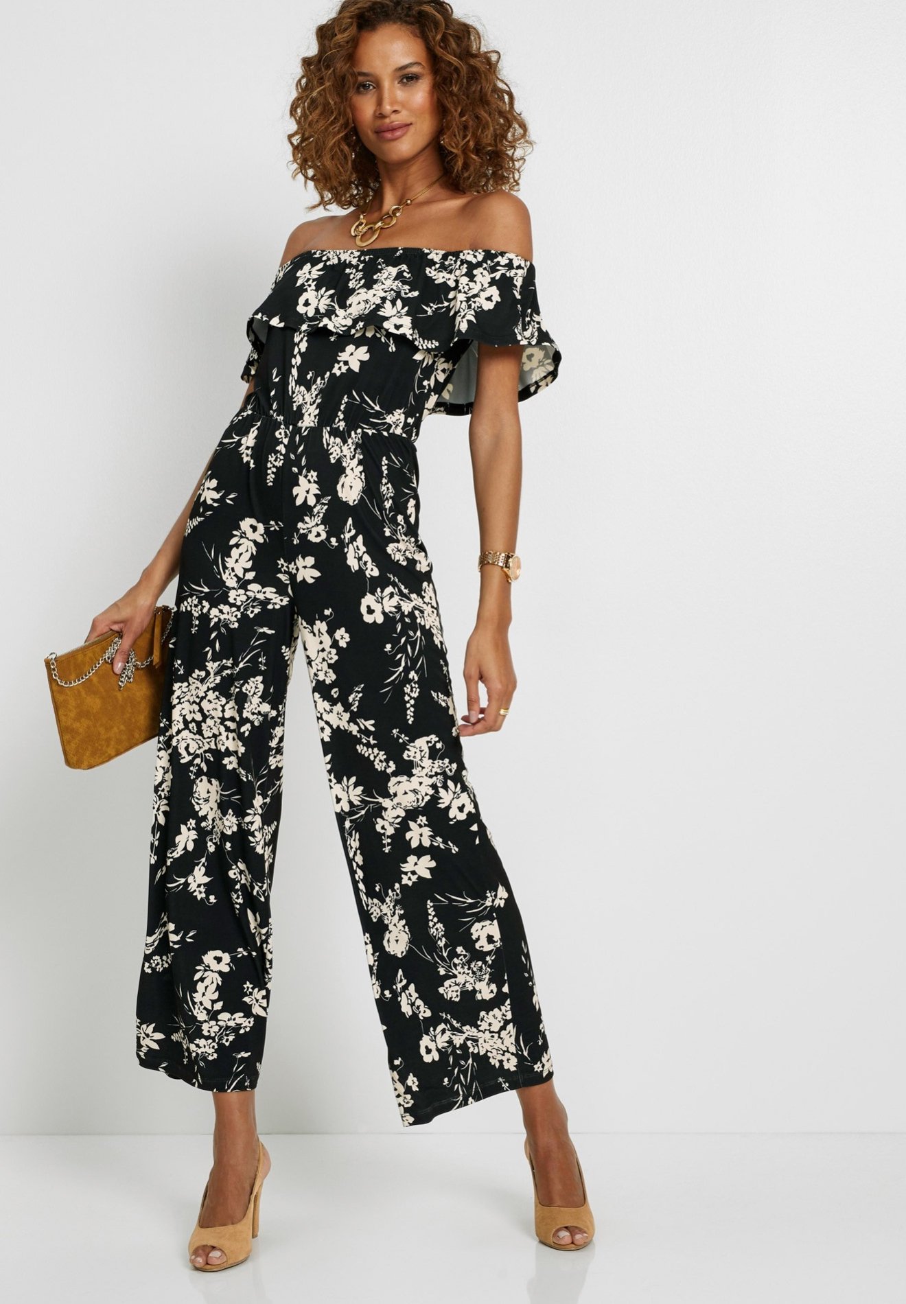 bonprix Tuta jumpsuit - schwarz/nero - Zalando.it