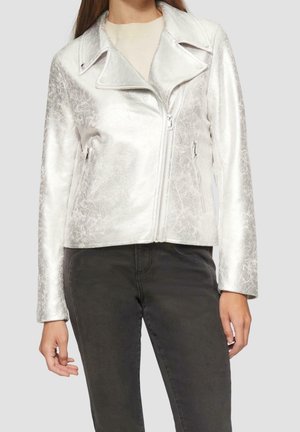 Veste en similicuir - white