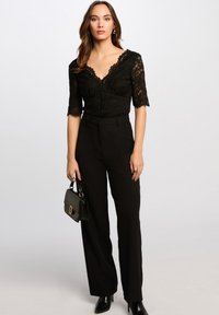Morgan LENGTH SLEEVES - Blusa - noir