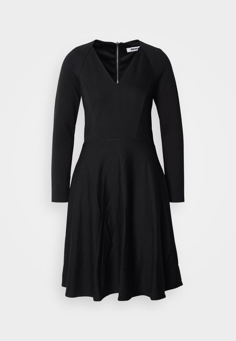 long sleeve v neck fit and flare dress Women Solid V-Neck Flare Sleeve Fit and Flare Maxi Dress
