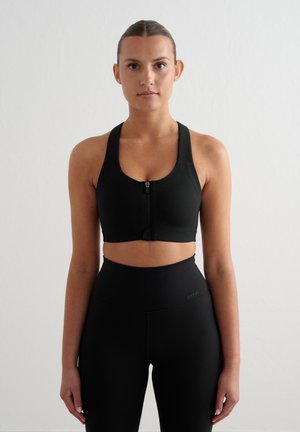aim’n® SENSE HIGH SUPPORT BRA - Reggiseno sportivo con sostegno elevato - black