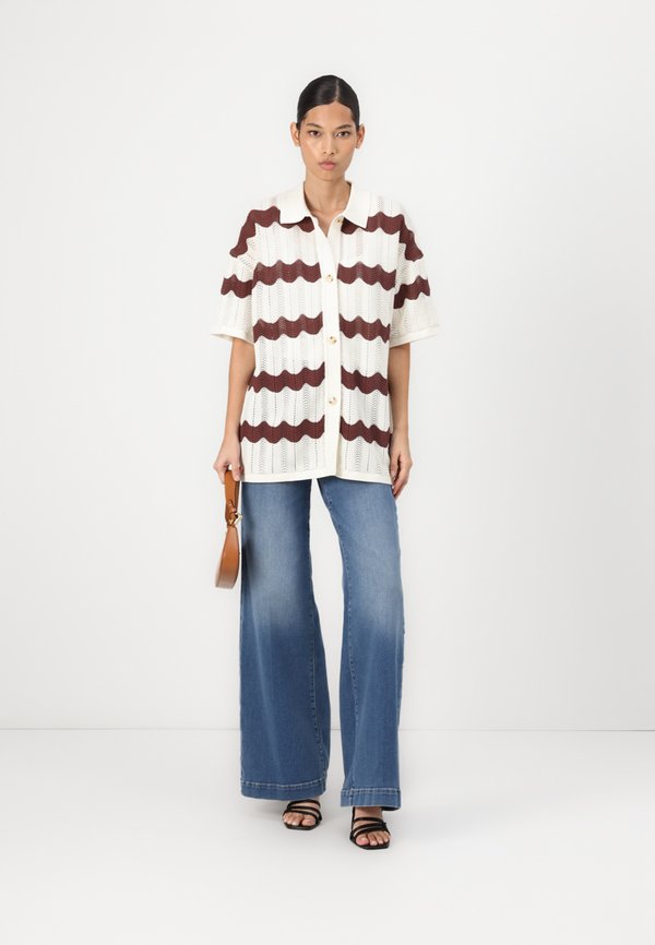 ALANA OVERSIZED KNITTED SHIRT - Button-down blouse4