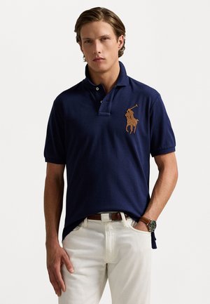 CLASSIC FIT LEATHER-PONY POLO SHIRT - Polo - refined navy