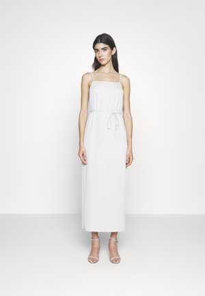 Calvin Klein MIDI SLIP DRESS - Maxi šaty - silver gray