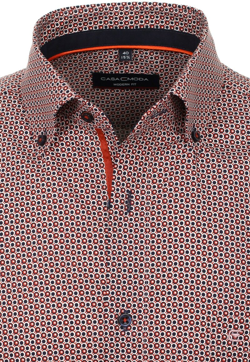 Herren Freizeithemden | CASAMODA MODERN FIT Hemd orange - FD44016 Herren Freizeithemden | CASAMODA MODERN FIT Hemd orange - FD44016