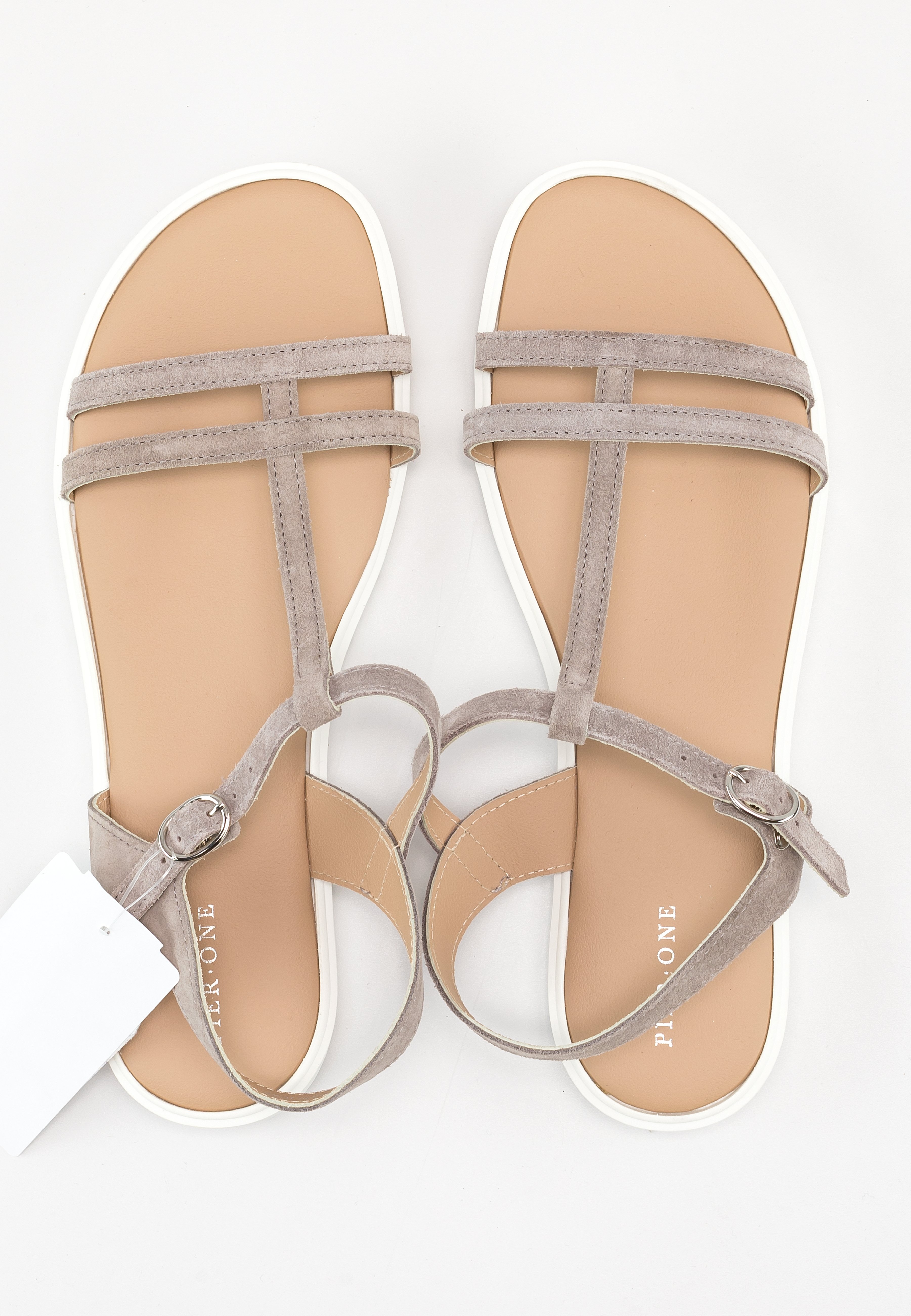 Pier One Sandali - grey/grigio - Zalando.it