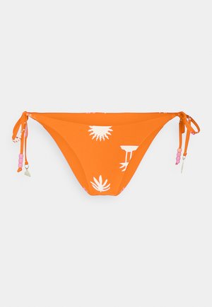 Seafolly LA PALMA TIE SIDE RIO PANT - Slip bikini - tamarillo