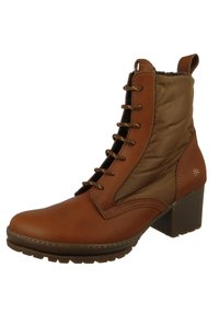 *Art Botines con cordones - cuero