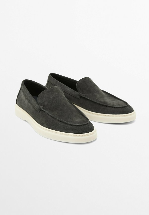 SPLIT WITH MOC TOE - Slip-ons - taupe3