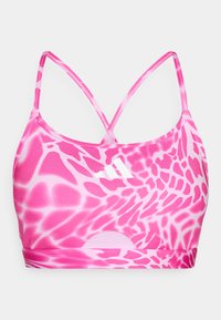 AEROREACT  LIGHT SUPPORT 3STRIPES BRA - Urheiluliivit: kevyt tuki - bliss lilac
