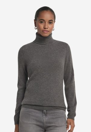 Falconeri ULTRASOFT TURTLENECK - Striktrøje - mottled grey