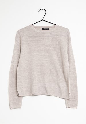 Striktrøje - brown