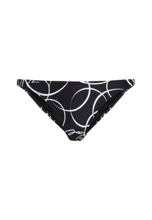 KARL LAGERFELD BRAZILIAN - Bikinibroekje - circle aop black white