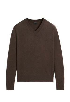 Massimo Dutti, Strickpullover - dark brown
