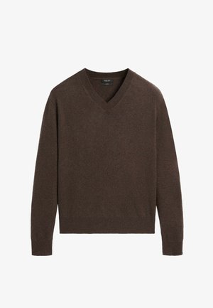 Massimo Dutti, Striktrøje - dark brown