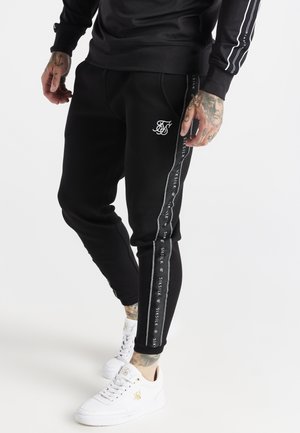FUSION TAPE CUFFED PANTS - Tracksuit bottoms - black
