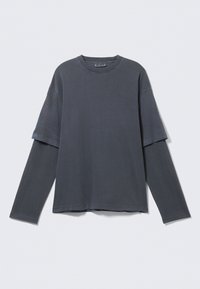 DOUBLE LAYER LONG SLEEVE - Μπλούζα με μακριά μανίκια - bright blue