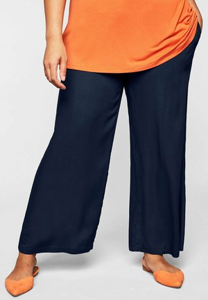 Sheego, Trousers - dark blue