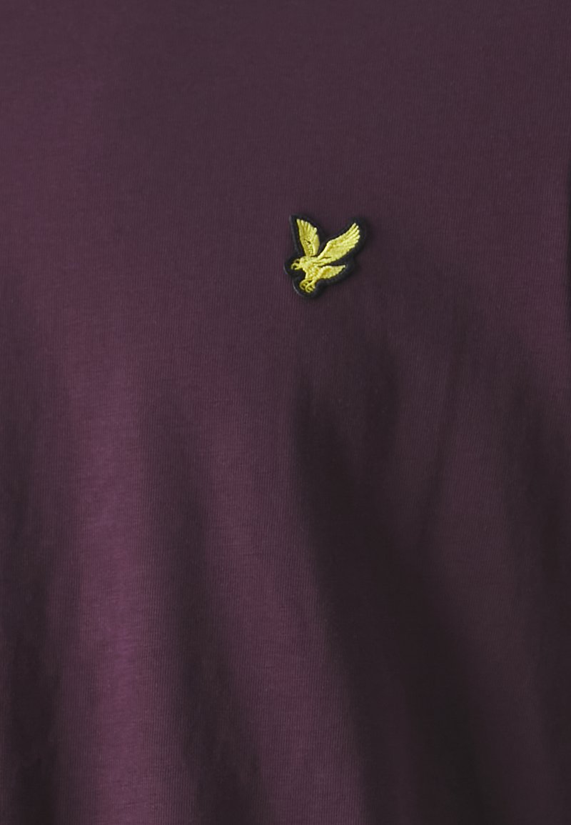 T-shirt Uomo D&H, Colore Borgogna, 100% Cotone, 180 G/m², Qualità Pesante, Vestibilità Classica