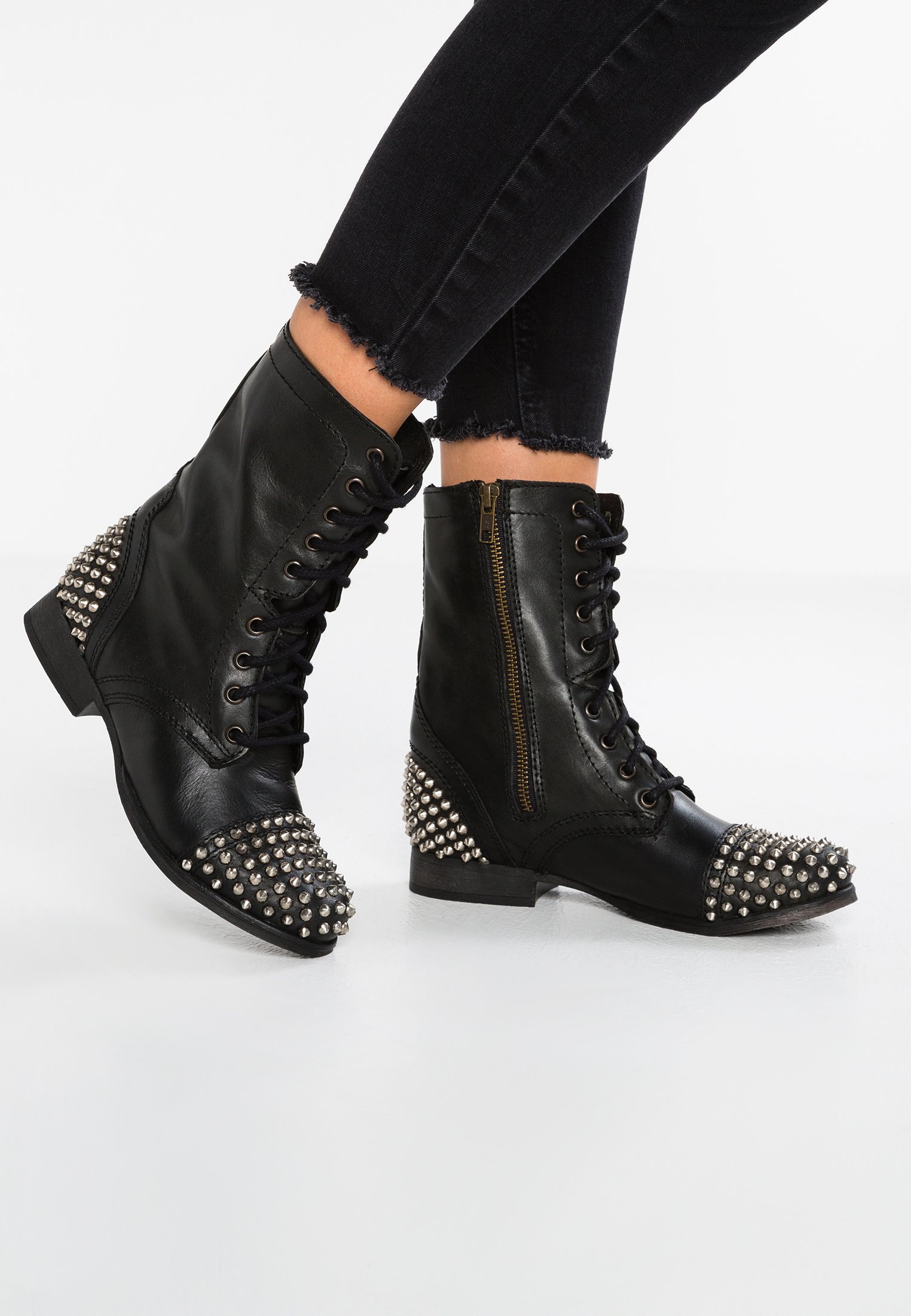 arena black leather steve madden