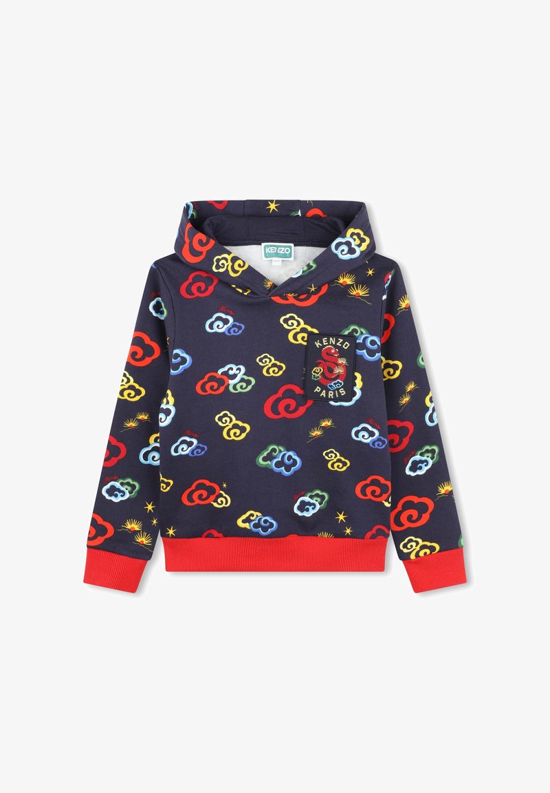 KENZO kids Sweat à capuche - bleu de chine