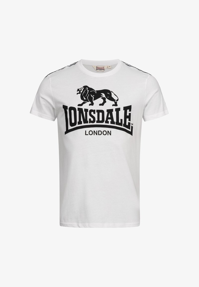 Lonsdale SHEVIOCK - Marškinėliai su spaudiniu - white