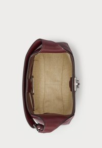 Lauren Ralph Lauren LEATHER SMALL TANNER SHOULDER BAG - Kézitáska - dark garnet