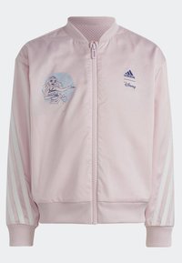 adidas Sportswear LG DY  TT - Tröja med dragkedja - clear pink white