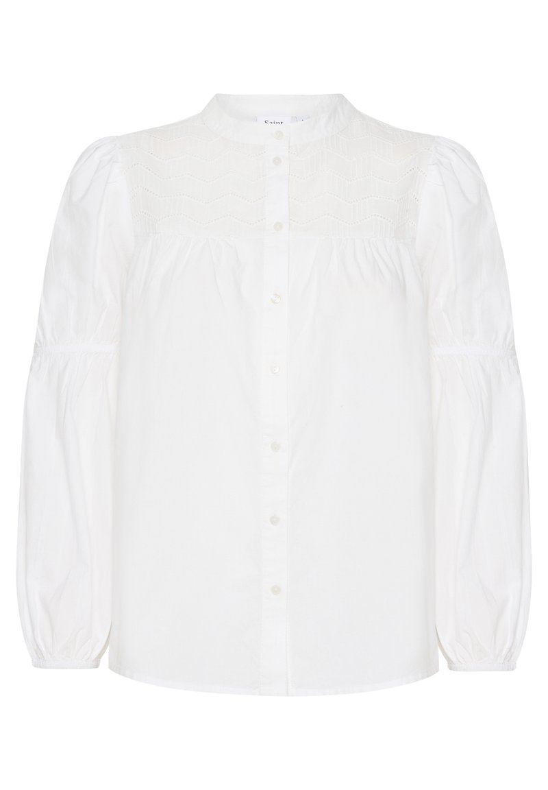 Saint Tropez Overhemdblouse crème Saint Tropez Overhemdblouse crème