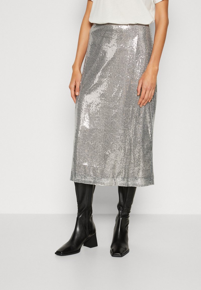 Générique Jupe Paillettes Crayon Femme Paillette Bar Robe