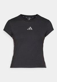 TEE - T-shirt estampada - black/multicolor/grey five