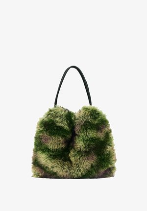 Desigual, MEDIUM HAIR CAMOUFLAGE BAG M. C. LACROIX - Handtasche - black