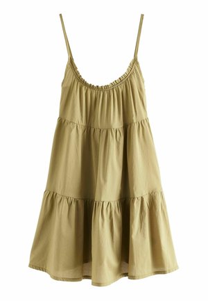 Rochie de zi - khaki green