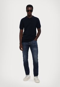 Ron Dorff TENNIS VERTICAL LINES - Polo - navy