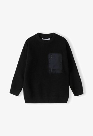 CREW NECK - Džemperis - black