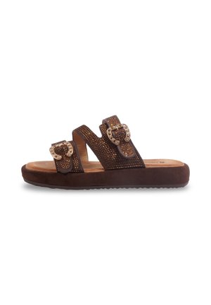 FALBALA, SANDALES CRYSTAL - Sandales - brown