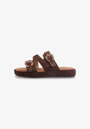FALBALA, SANDALES CRYSTAL - Sandales - brown