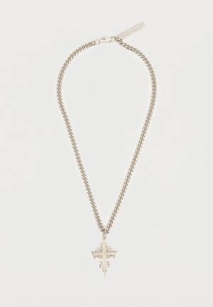 CUBAN CROSS UNISEX - Kaelakee - silver-coloured