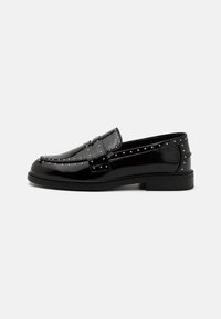 ONLLUX-7 STUDS LOAFER - Slip-ons - black