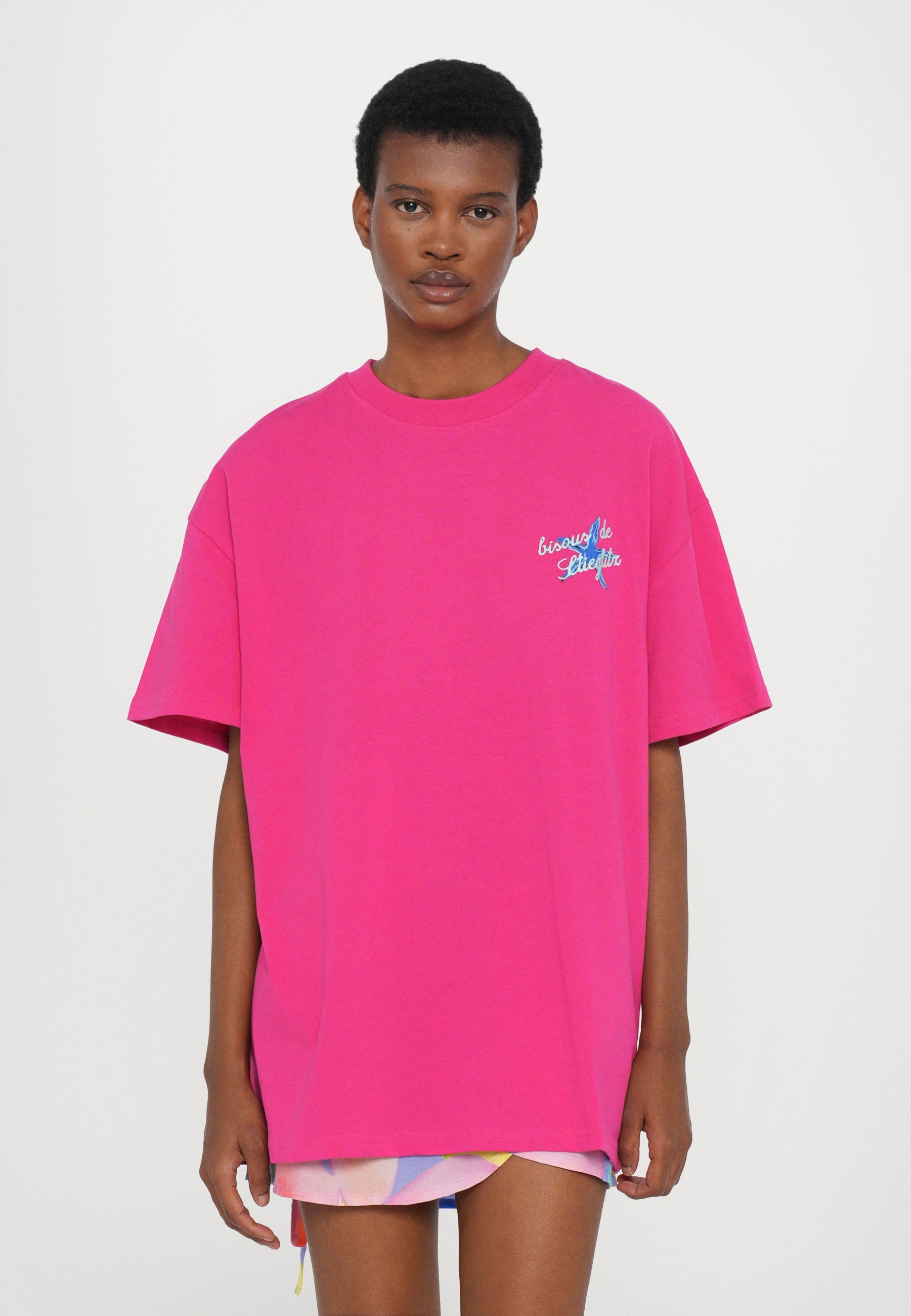 Stieglitz SARINA OVERSIZED - T-Shirt print - pink - Zalando