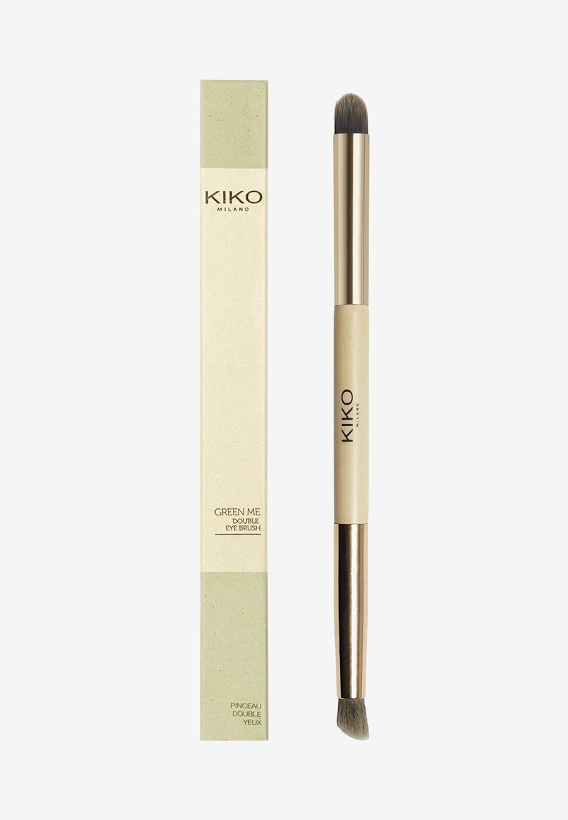 KIKO Milano - GREEN ME DOUBLE EYE BRUSH - Pennelli ombretto, Ingrandire