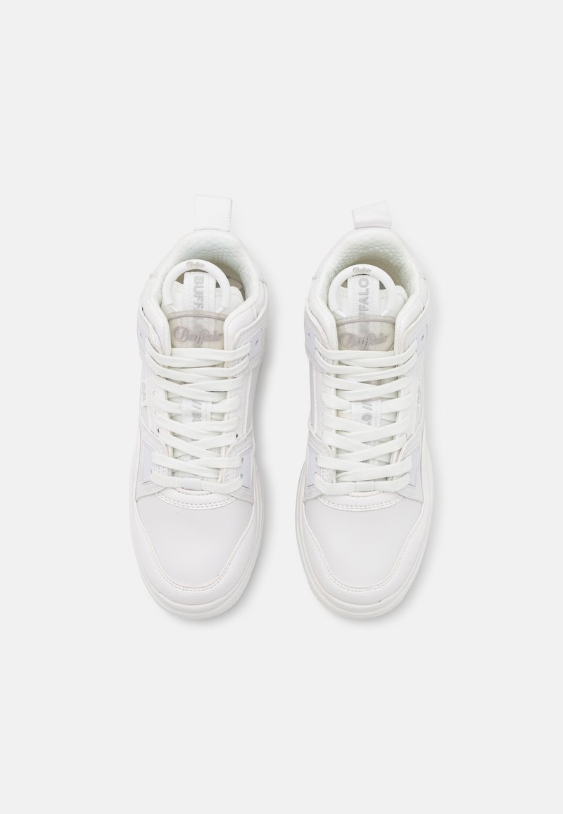 Damen Sneaker low | Buffalo VEGAN FLAT MID Sneaker low white/weiß - US51850 Damen Sneaker low | Buffalo VEGAN FLAT MID Sneaker low white/weiß - US51850