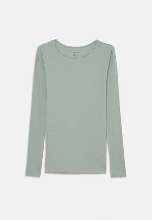 NMFKAB LS NOOS - Topper langermet - slate gray